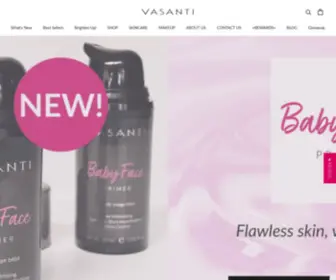 Vasantipromo.com(Vasanti Cosmetics) Screenshot