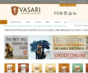 Vasariplaster.com(VASARI LIME PLASTER & PAINT) Screenshot