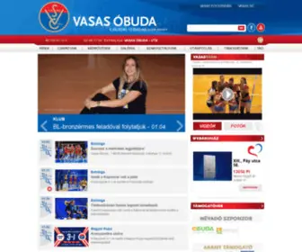 Vasasvolleyball.hu(Óbuda) Screenshot