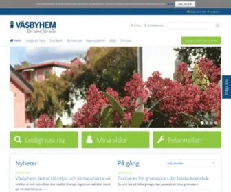 Vasbyhem.se(Välkommen) Screenshot