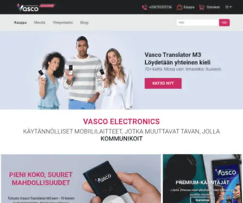 Vasco-Electronics.fi(Vasco) Screenshot