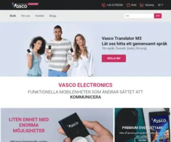 Vasco-Electronics.se(Vasco) Screenshot