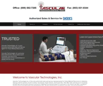 Vascular-Technologies.com(We pride ourselves with stellar customer service and our way of valuing our customer) Screenshot