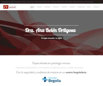 Vasculargijon.es(Dra. Ana Belén Ortigosa) Screenshot