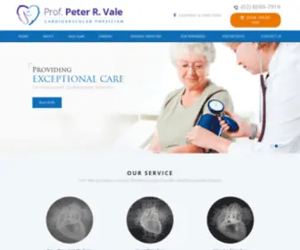 Vascularspecialist.com.au(Prof. Peter Vale) Screenshot