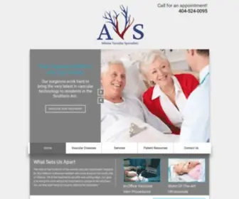 Vascularspecialistofga.com(Vascular Surgeon Fayetteville) Screenshot