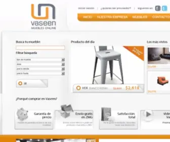 Vaseen.com(Muebles) Screenshot