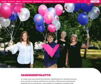 Vasemmisto.fi(Kestävä kehitys) Screenshot