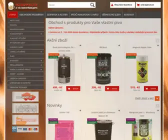 Vasepivo.cz(Obchod s produkty pro Vaše vlastní pivo) Screenshot