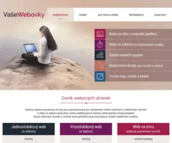 VasewebovKy.cz(Webdesign – tvorba webových stránek. Responzivní weby s redakčním systémem (administrací)) Screenshot