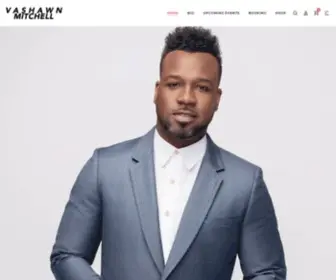 Vashawnmitchell.com(Recording Artist) Screenshot