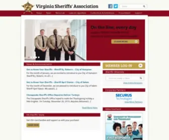 Vasheriff.org(Virginia Sheriff Association) Screenshot