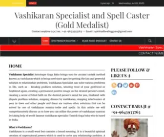 Vashikaranspecialistspellcaster.com(Indian Vashikaran Specialist and Love Spell Caster Triloki) Screenshot