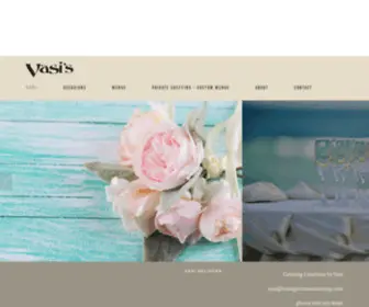 Vasisgourmetcatering.com(Catering Creations by Vasi Catering Creations by Vasi) Screenshot