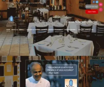 Vasoazzurro.com(Italian Restaurant) Screenshot