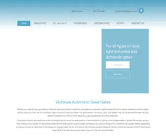 Vasolargates.com.au(Victorian Automatic Solar Gates) Screenshot