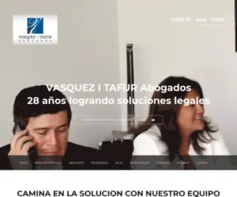 Vasquezabogados.com(Sociedad Civil) Screenshot