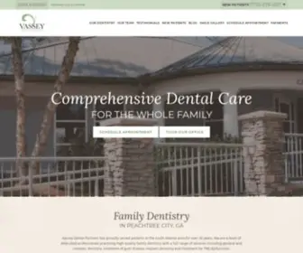 Vasseydentalpartners.com(Dentist in Peachtree City) Screenshot