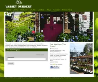 Vasseynursery.com(Vassey Nursery) Screenshot