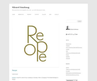 Vasshaug.net(We are architects and engineers who code) Screenshot