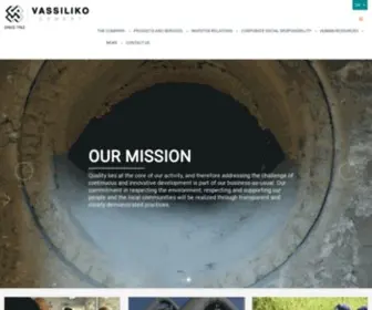 Vassiliko.com(Vassiliko Cement Works Public Company Ltd) Screenshot