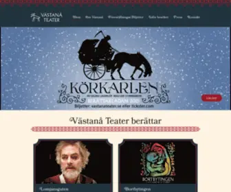 Vastanateater.se(Västanå Teater berättar) Screenshot