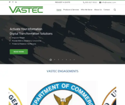 Vastec.com(Affordable) Screenshot