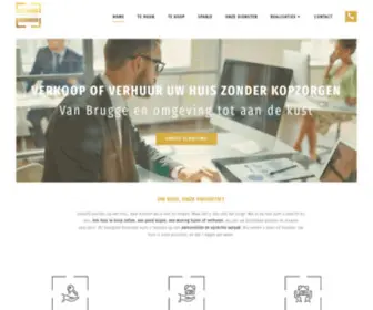 Vastgoeddesender.be(Vastgoed Desender) Screenshot