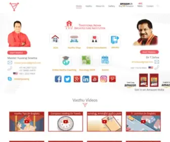 Vasthusastra.com(Traditional Indian Architecture Company) Screenshot