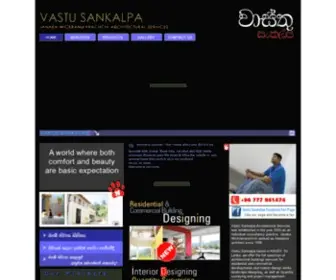 Vastusankalpa.com(Architects in Sri Lanka) Screenshot