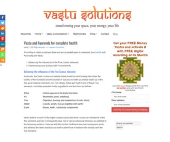 Vastusolutions.co.uk(Vastu Solutions) Screenshot