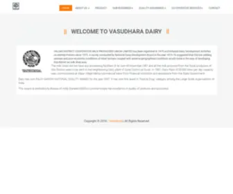 Vasudharadairy.com(Vasudhara-VALSAD DIST) Screenshot