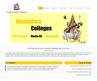 Vasundaracolleges.com(VASUNDARA GROUP OF COLLEGE'S) Screenshot