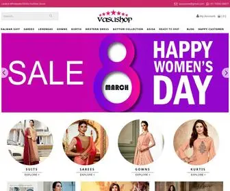 Vasushop.com(Vasu Shop) Screenshot
