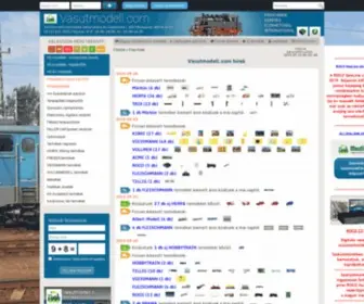 Vasutmodell.com(Friss h) Screenshot