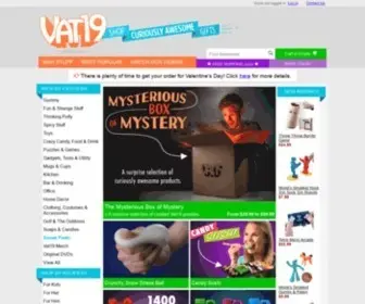 Vat19.com(Unique Gifts and Unusual Gift Ideas YouTube logo linked to Vat19's YouTube channel TikTok logo linked to Vat19's TikTok page Facebook logo linked to Vat19's Facebook page Instagram logo linked to Vat19's Instagram page Twitter logo linked to Vat) Screenshot