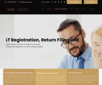 Vataccount.com(VAT Registration UAE) Screenshot