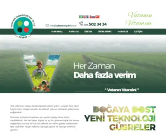 Vatanborteknolojileri.com(Vatan Bor Gübre) Screenshot