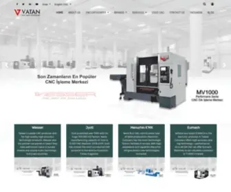 Vatancnc.com.tr(Vatan CNC) Screenshot