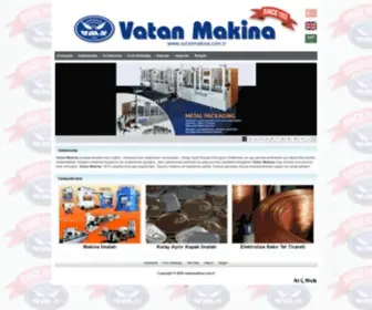Vatanmakina.com.tr(A.Ş) Screenshot