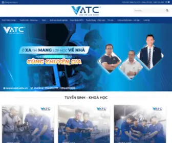 Vatc.com.vn(Tổ Chức Đào Tạo Kỹ Thuật Ô Tô Việt Nam) Screenshot