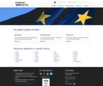 Vatdesk.eu(European VAT Desk) Screenshot