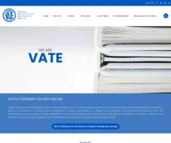 Vate.org(Virginia Association of Teachers of English) Screenshot