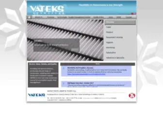 Vateks.com(Vateks Nonwovens) Screenshot