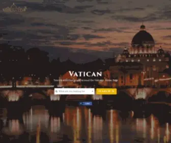 Vatican.com(Vatican Tours in Rome) Screenshot