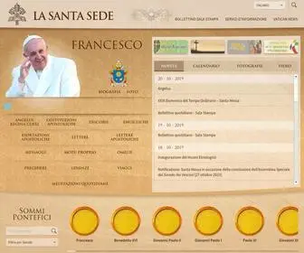 Vatican.va(Visiting the official website of the holy see one can browse) Screenshot