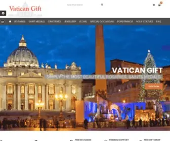 Vaticangift.com(The Vatican Gift Shop) Screenshot