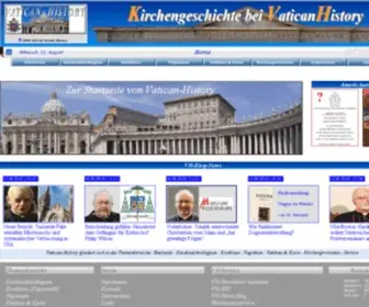 Vaticanhistory.de(Kirchengeschichte bei Vaticanhistory) Screenshot