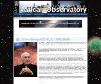 Vaticanobservatory.org(The Vatican Observatory) Screenshot