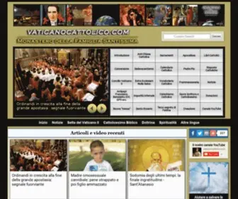 Vaticanocattolico.com(La vera religione Cristiana) Screenshot
